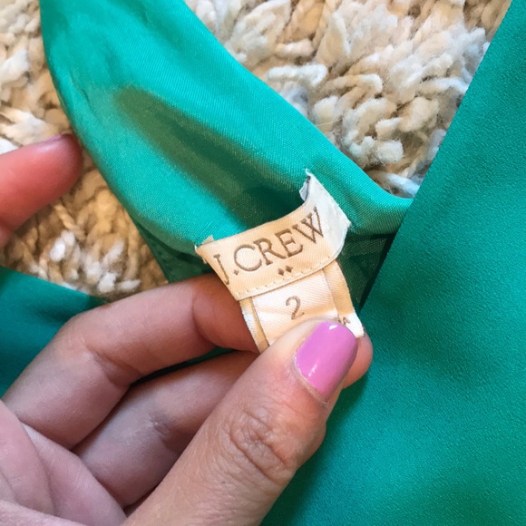 Green J Crew maxi dress - Picture 2 of 5